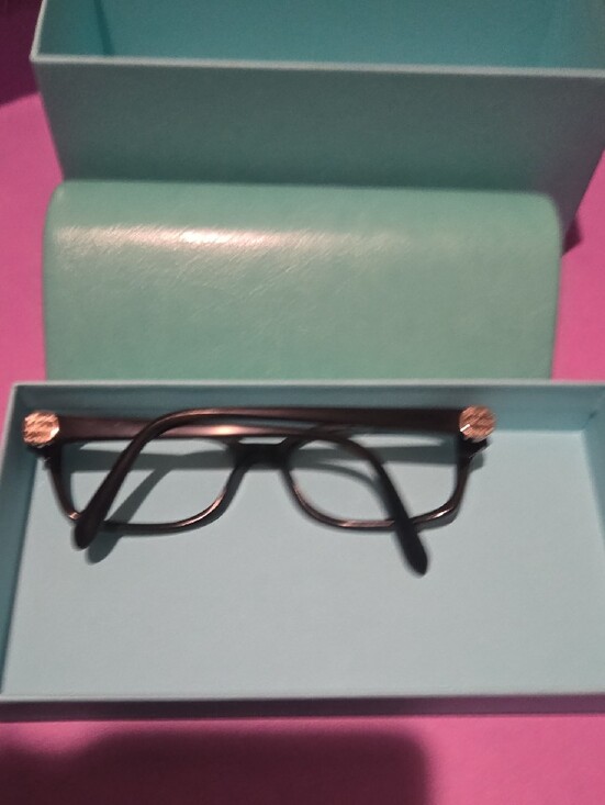 Tiffany & Co. Black Frame Glasses with Blue Box main image 8
